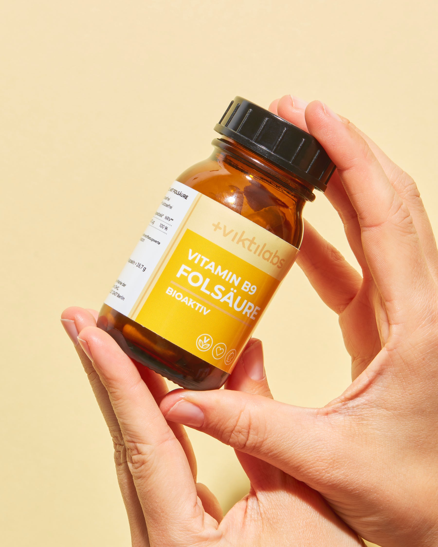 Vitamin B9 - Folsäure (Bioaktiv) - 60 Kapseln