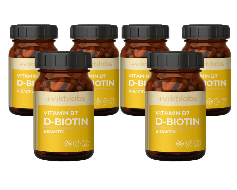 Aktionsangebot für Vitamin B7 - D-Biotin (60 Kapseln)- bis zu 30 % sparen