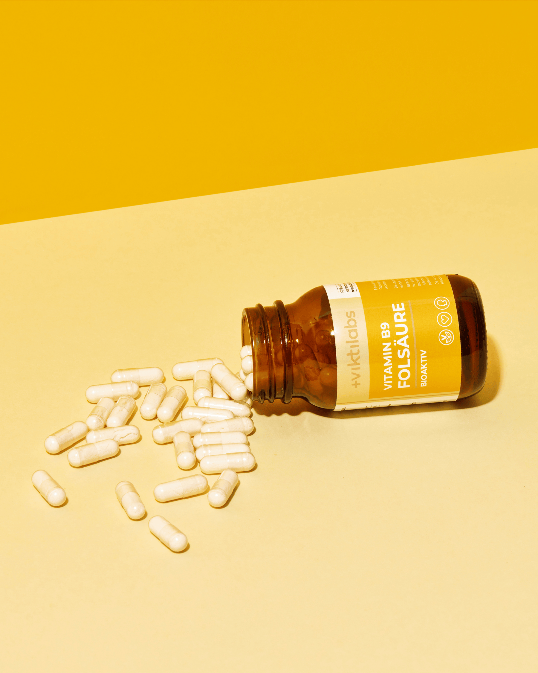 Vitamin B9 - Folsäure (Bioaktiv) - 60 Kapseln
