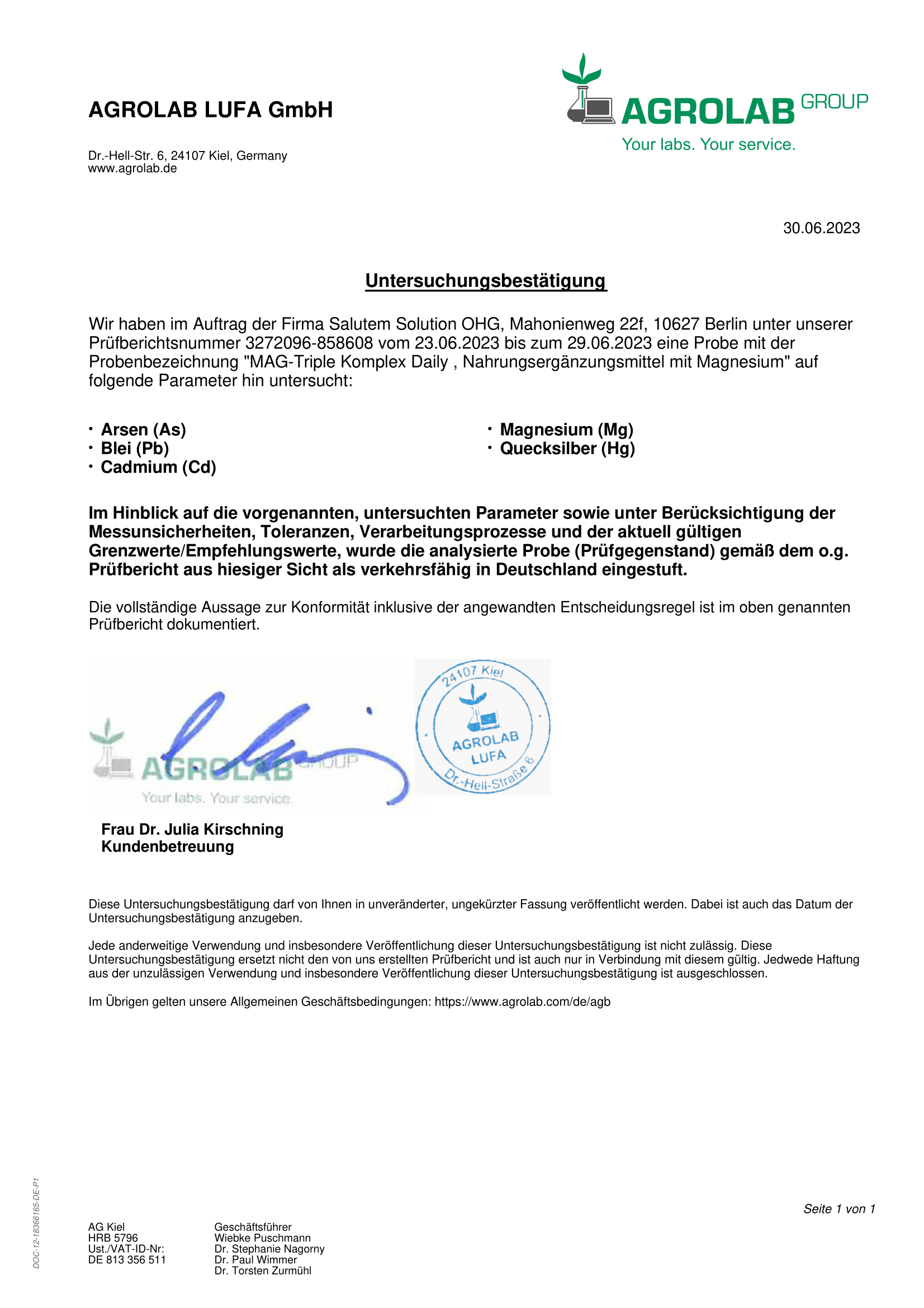 Offer for Mag-Triple® Daily – Magnesium Complex