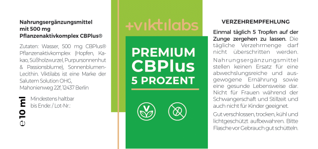 CBPlus 5% - Die hanffreie Alternative