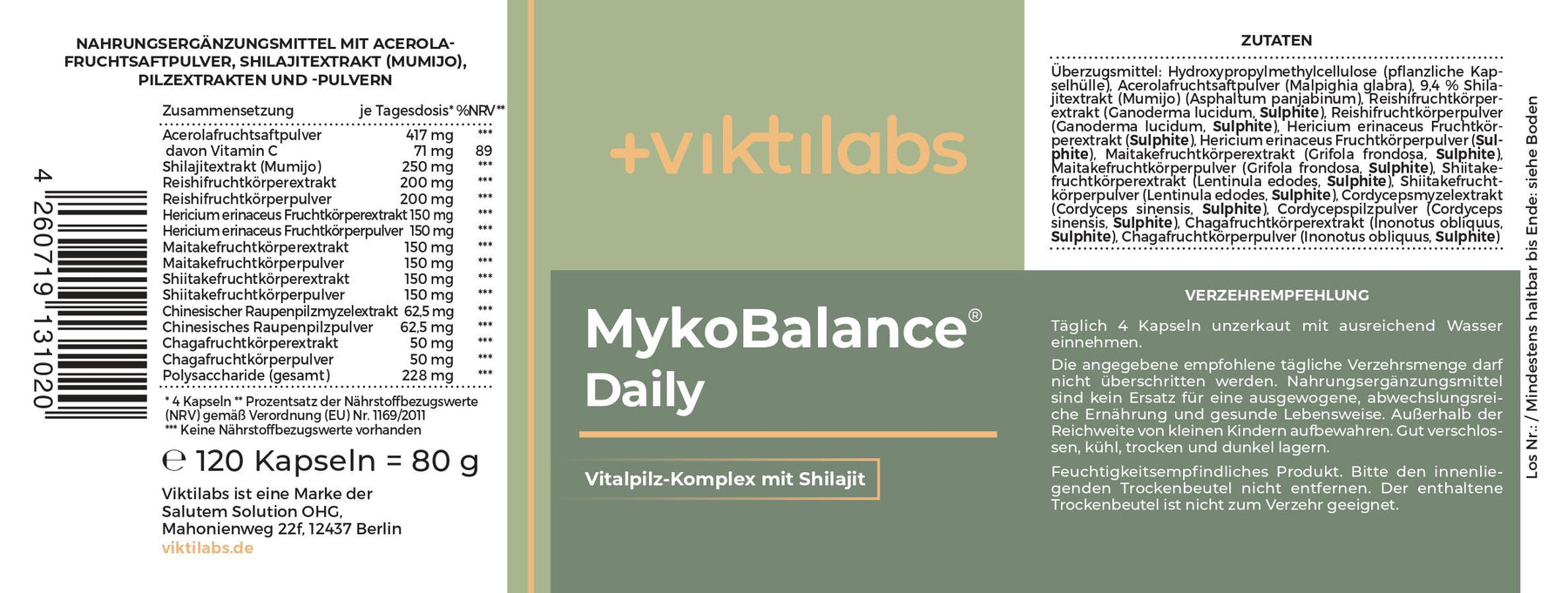 Special offer for MykoBalance® Daily: Premium medicinal mushroom formula - save up to 50.93%
