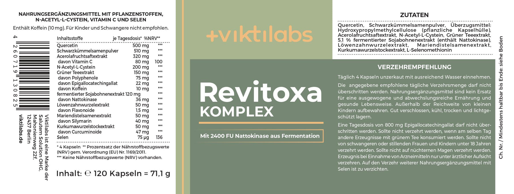 Angebot für Revitoxa Komplex: Einzigartige & innovative Schutzformel