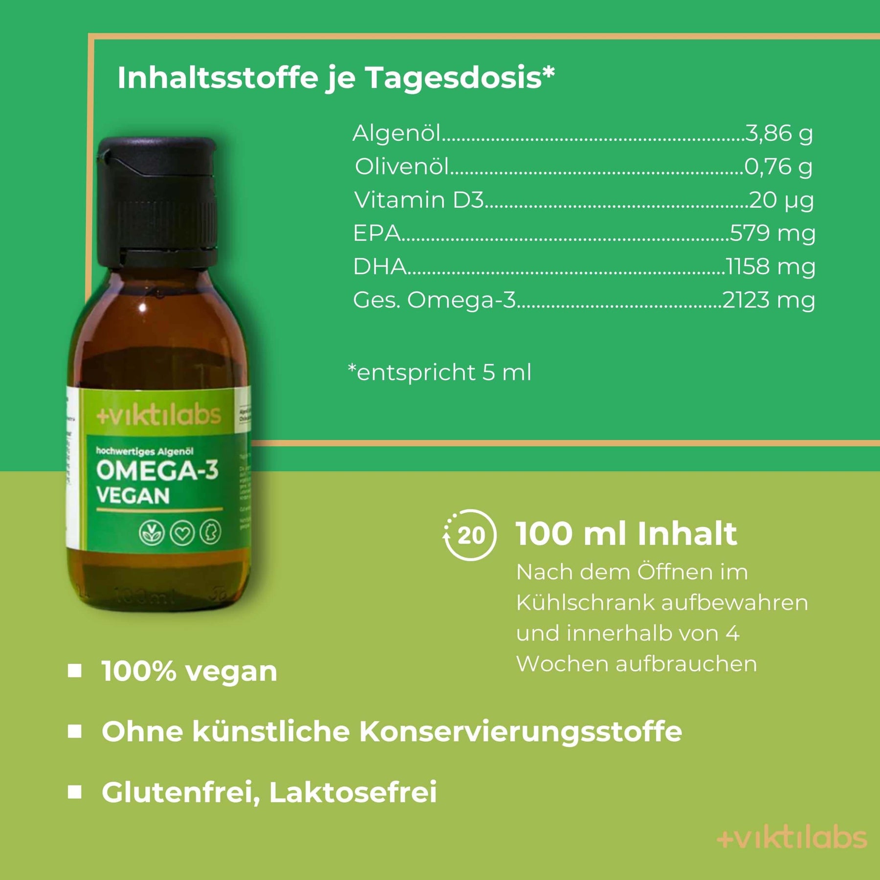 Angebot für Omega-3: Vegan mit Algenöl