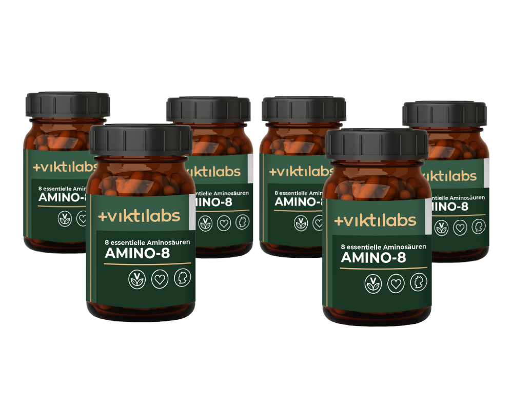 Inforeihe für Amino 8 – alle essentiellen Aminosäuren in optimaler Kombination - 150 Presslinge - bis zu 27 % sparen