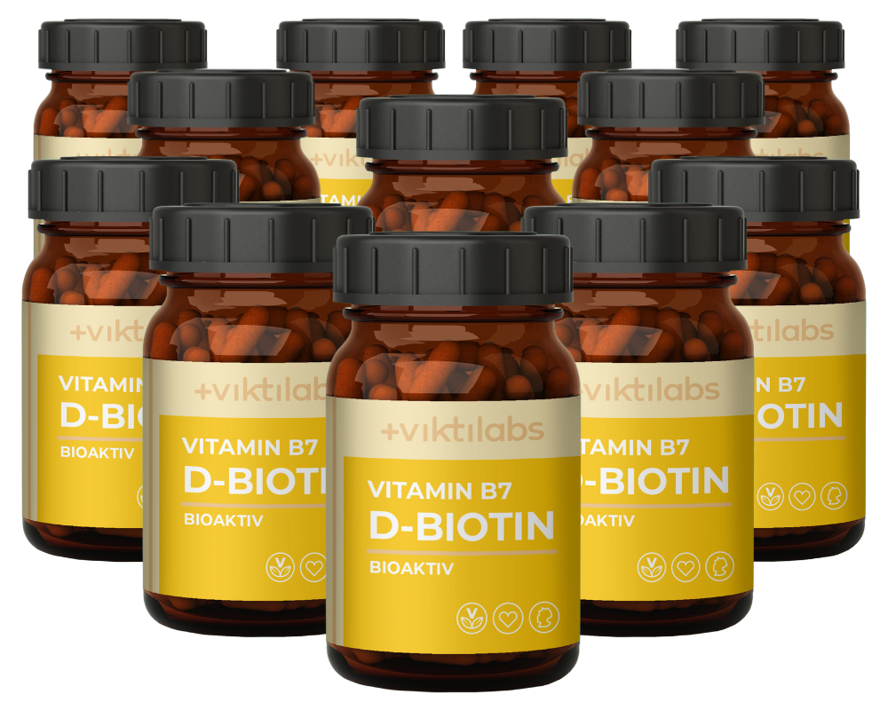 Inforeihe für Vitamin B7 - D-Biotin (60 Kapseln)- bis zu 30 % sparen