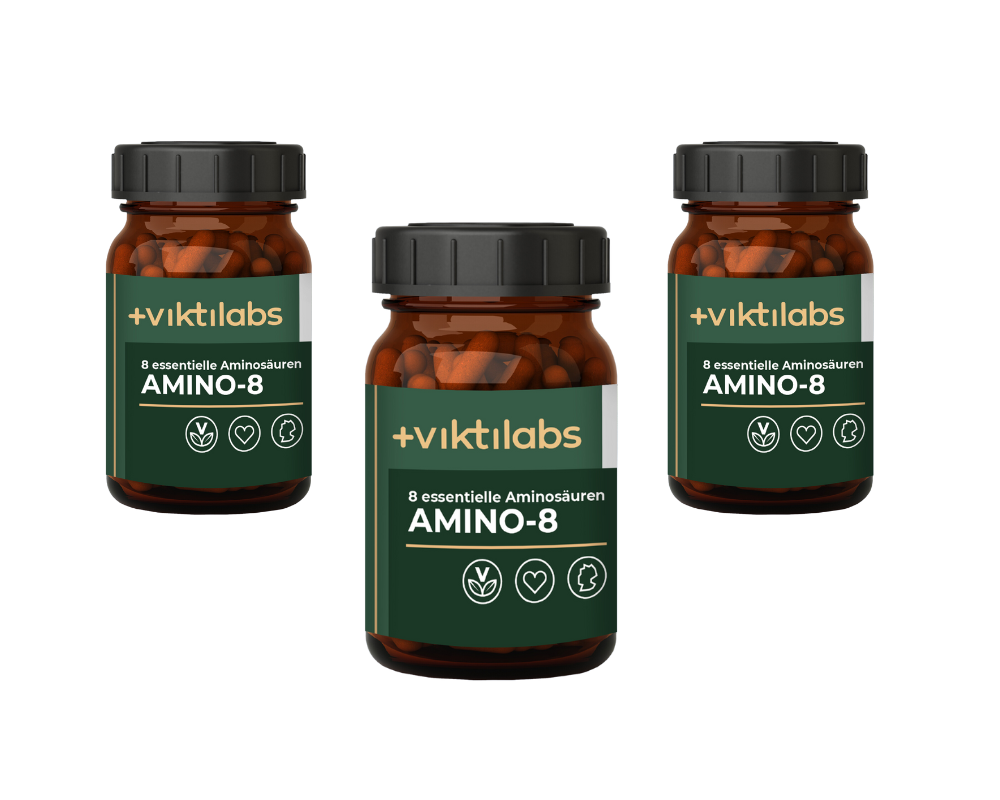 Inforeihe für Amino 8 – alle essentiellen Aminosäuren in optimaler Kombination - 150 Presslinge - bis zu 27 % sparen
