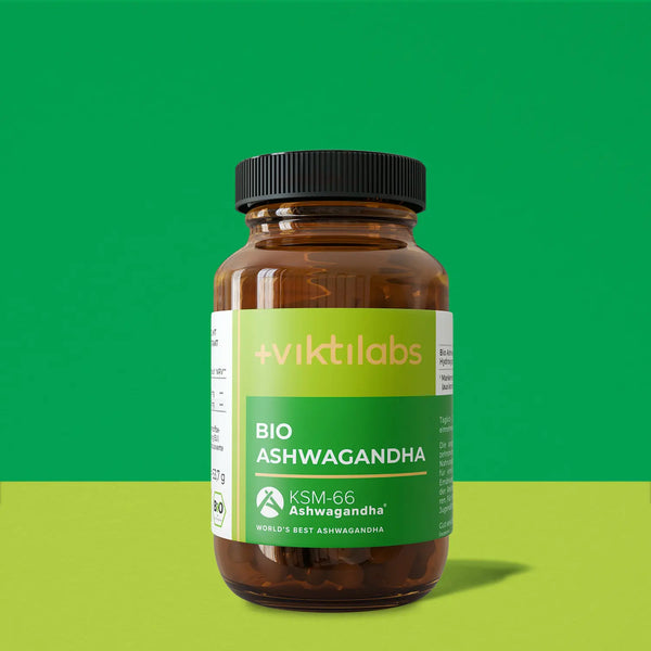 Ashwagandha ecológica: Extracto de raíz de alta calidad con withanólidos (KSM-66®)