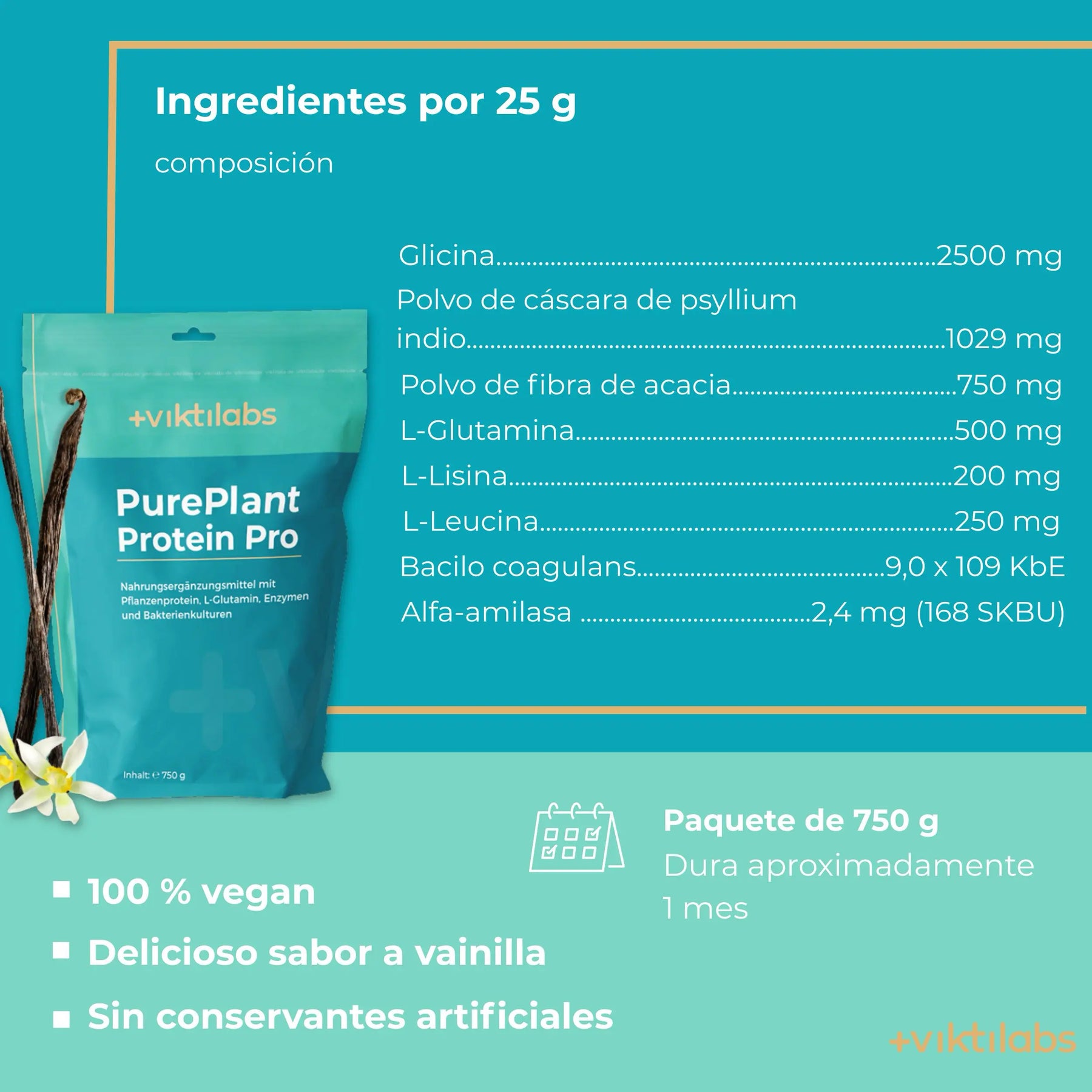 viktilabs-pureplant-protein-pro-vanille-infografik-ingredientes-por-por porción [lang-es]