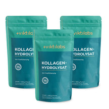 viktilabs-Imagen de las 3 variantes del hidrolizado de colágeno