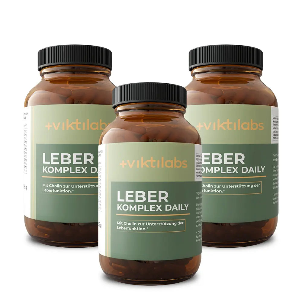 3 Gläser Leber Komplex Daily