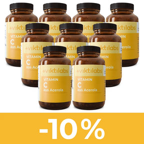 Vitamin C: 100% natürlich aus der Acerolakirsche mit Polyphenolen