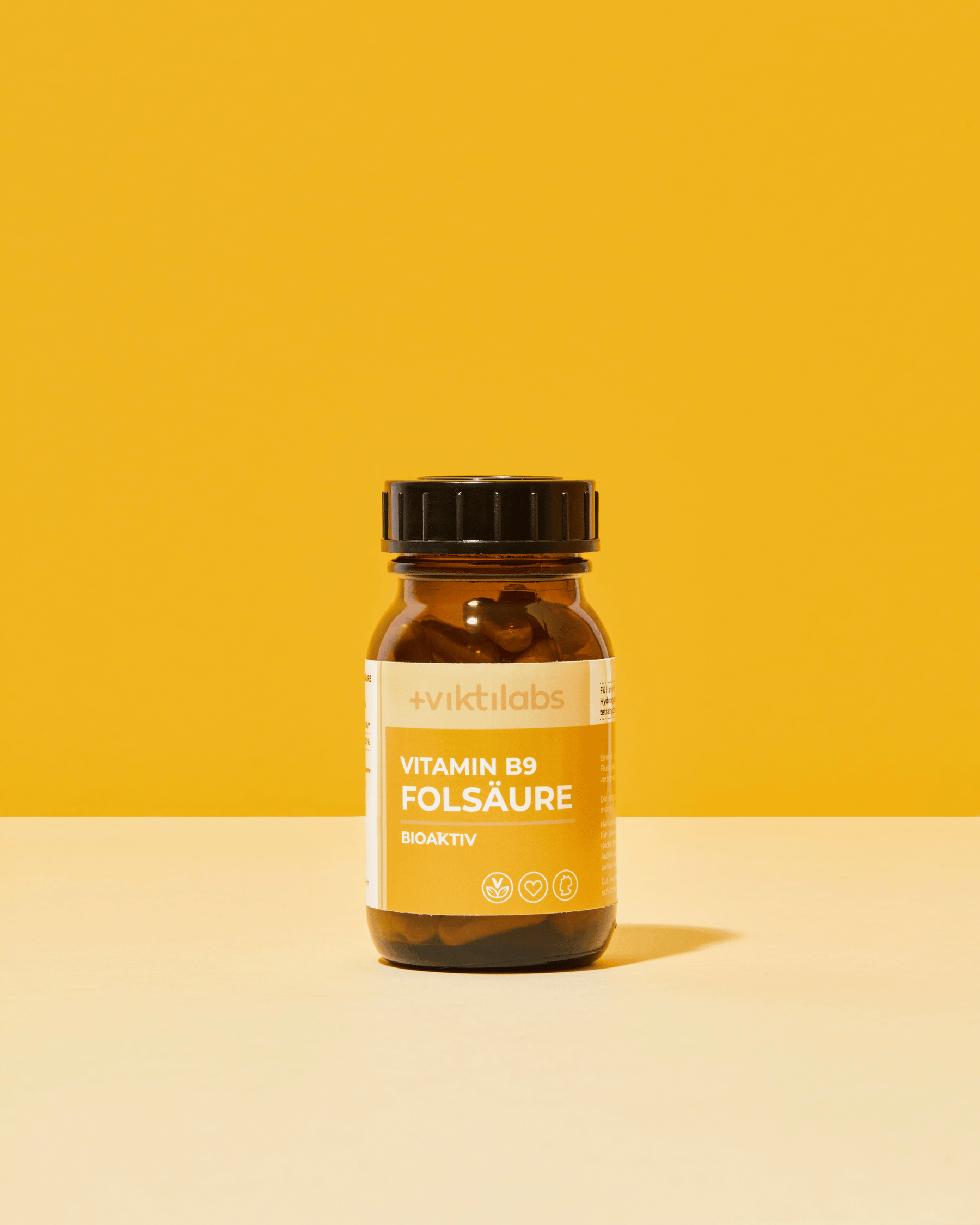 Vitamin B9 - Folsäure (Bioaktiv) - 60 Kapseln
