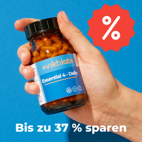 Bestellkampagne für Essential 4-Daily  (120 Kapseln)- bis zu 37 % sparen und ab 19,94 € pro Glas