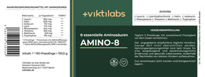 Produkt Label Viktilabs Amino 8