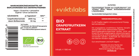 Bio Grapefruitextrakt mit natürlichen Bioflavonoiden - 100ml
