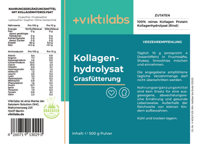 6 Packungen Kollagen aus Grasfütterung á 500g