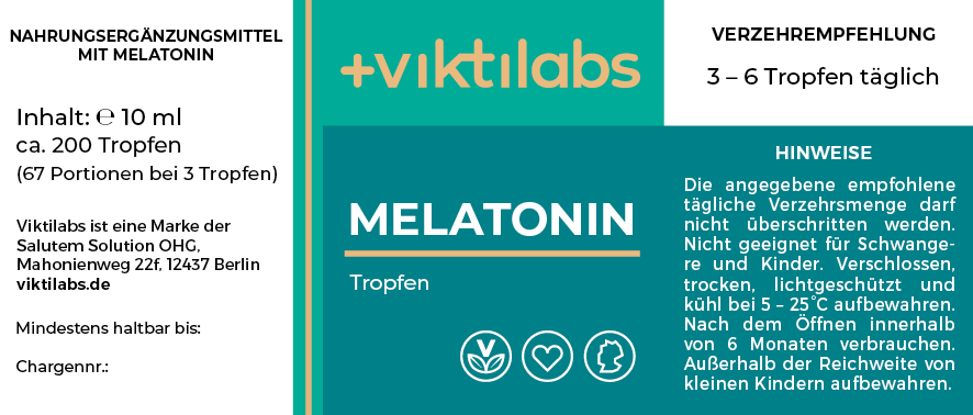 Melatonin Tropfen - 10ml