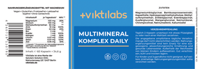Multimineral Komplex Daily - Deine tägliche Dosis aller 12 hochwertigen essentiellen Mineralien