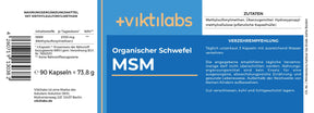 MSM (Methylsulfonylmethan): Reiner Organischer Schwefel