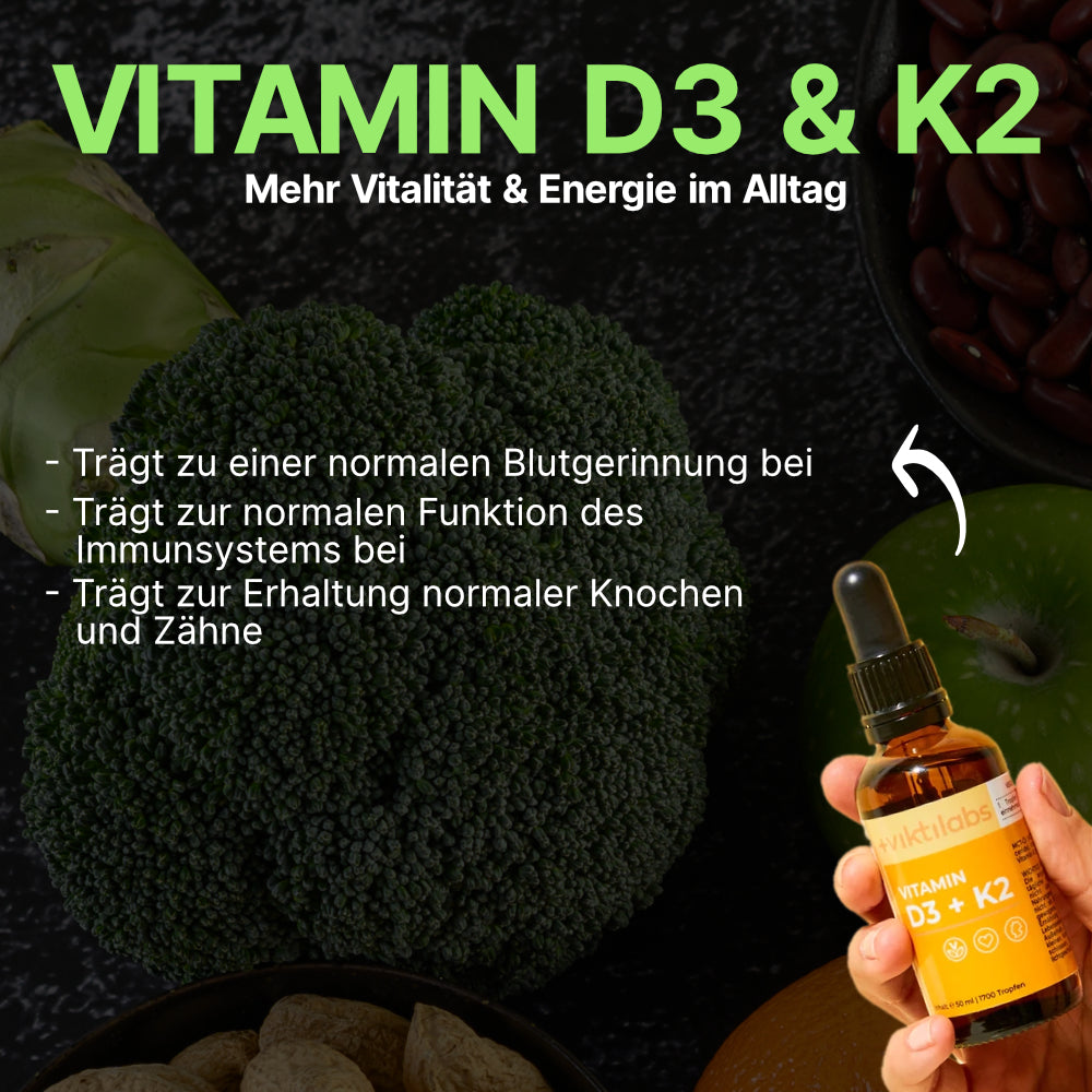 Immunsystem Paket - Kurkuma, Vitamin D3 & K2, Selen, Zink