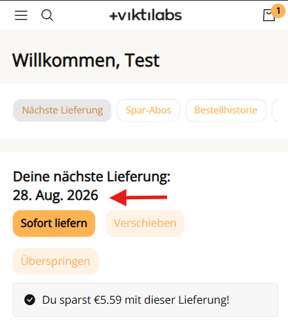 Wann kommt meine Lieferung – und wann wird abgebucht?
