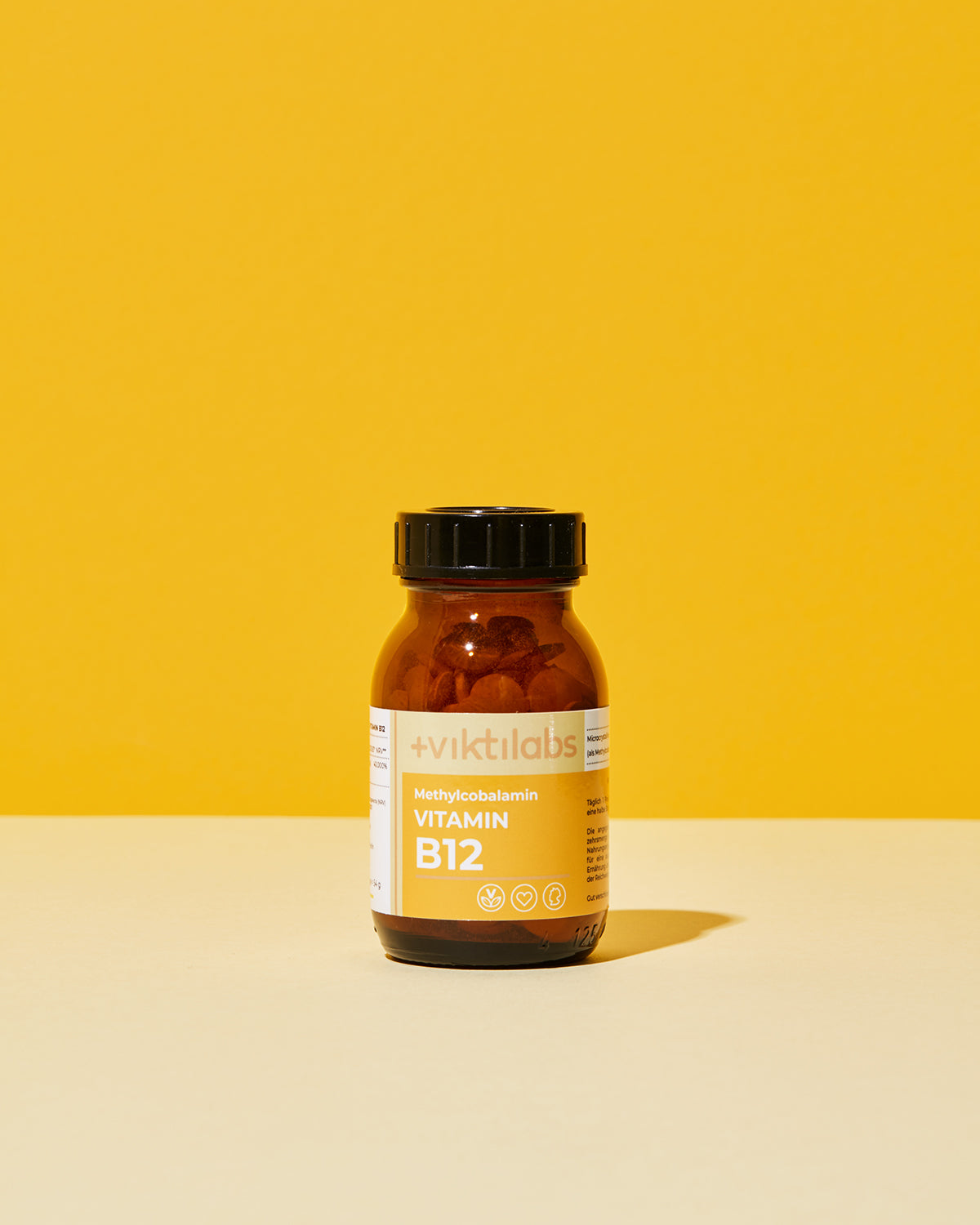 Vitamin B12 - aus bioaktivem, direkt verwertbarem Methylcobalamin - 180 Presslinge