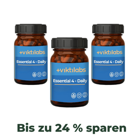 Bestellkampagne für Essential 4-Daily  (120 Kapseln)- bis zu 37 % sparen und ab 19,94 € pro Glas