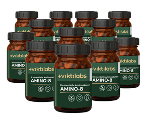 Inforeihe für Amino 8 – alle essentiellen Aminosäuren in optimaler Kombination - 150 Presslinge - bis zu 27 % sparen