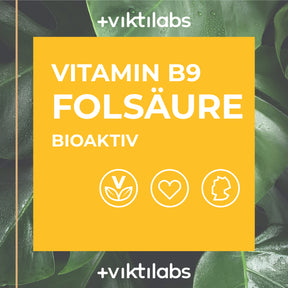 Vitamin B9 - Folsäure (Bioaktiv) - 60 Kapseln
