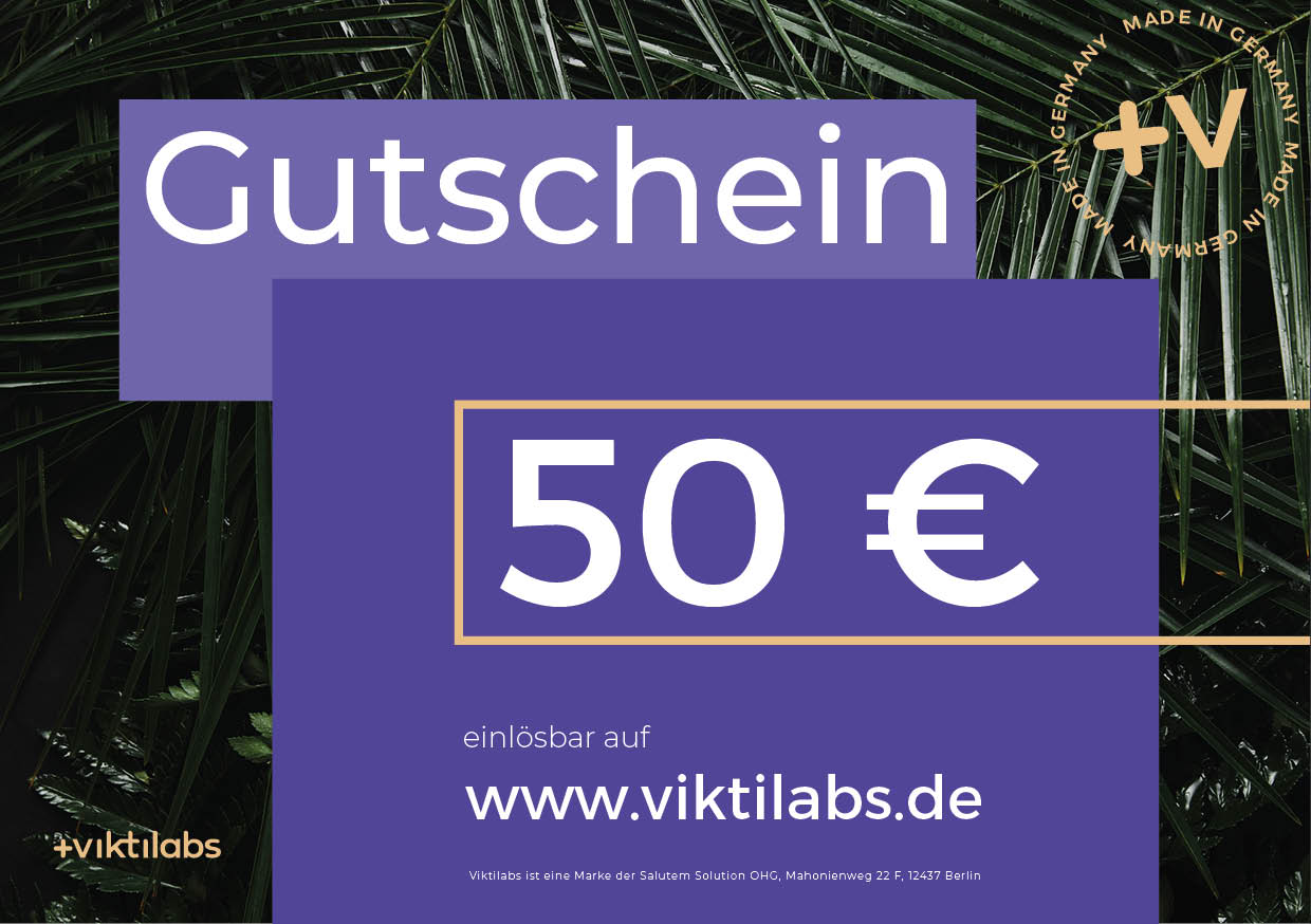 Viktilabs Geschenkgutschein zum Ausdrucken