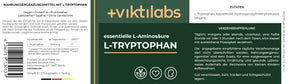 L-Tryptophan – Pflanzliche essenzielle Aminosäure - 120 Kapseln