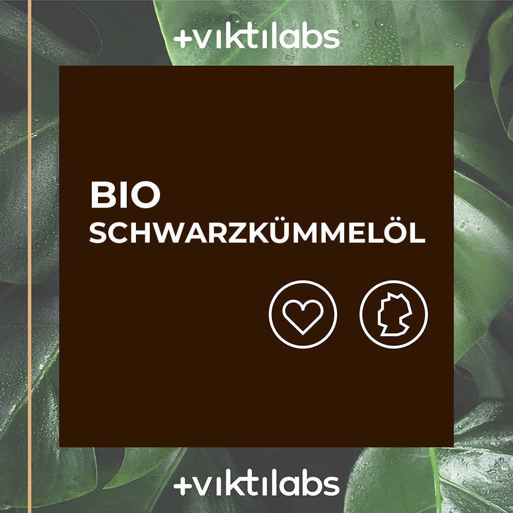 Bio Schwarzkümmelöl - reich an Linolsäure - 60 Kapseln