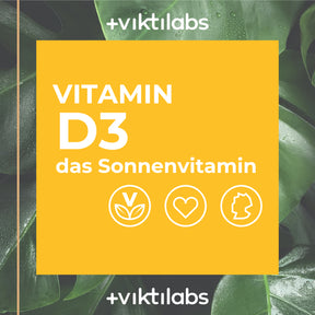 Das Sonnenvitamin D3 für Knochen, Muskeln und Immunsystem - 60 Kapseln