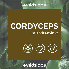 Premium Cordyceps Vitalpilz - 70 Kapseln mit Vitamin C
